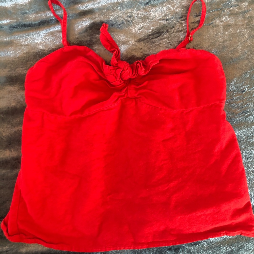 JOHN GALT TANK TOP || Red Tank Top